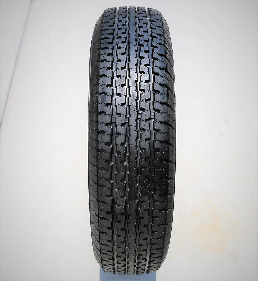 Pair of 2 Steel Belted ST 205/75R15 Load E Trailer Tires Q31691