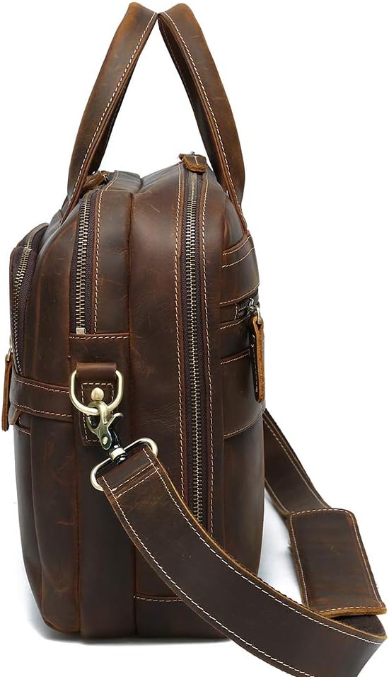 Vintage Leather 15.6 Laptop Messenger Bag A92828