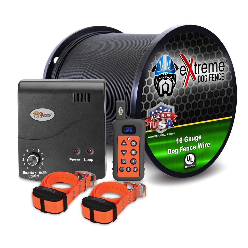 Electric Dog Fence + Remote Trainer 2 Dog Q654