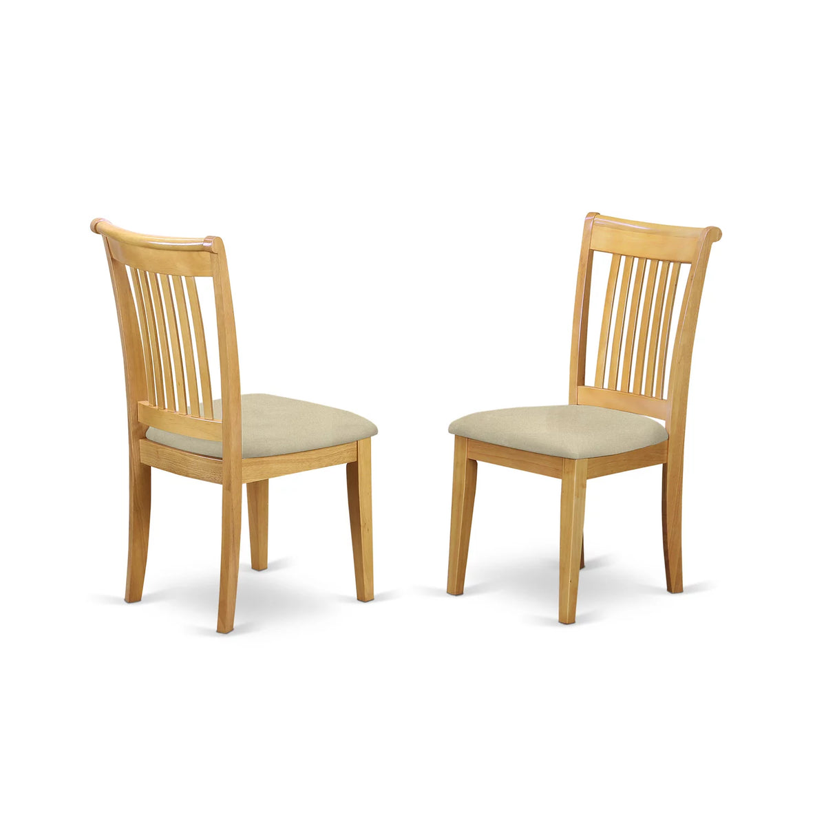 5 Piece Wood Dining Set with Cushion Seat Q490591