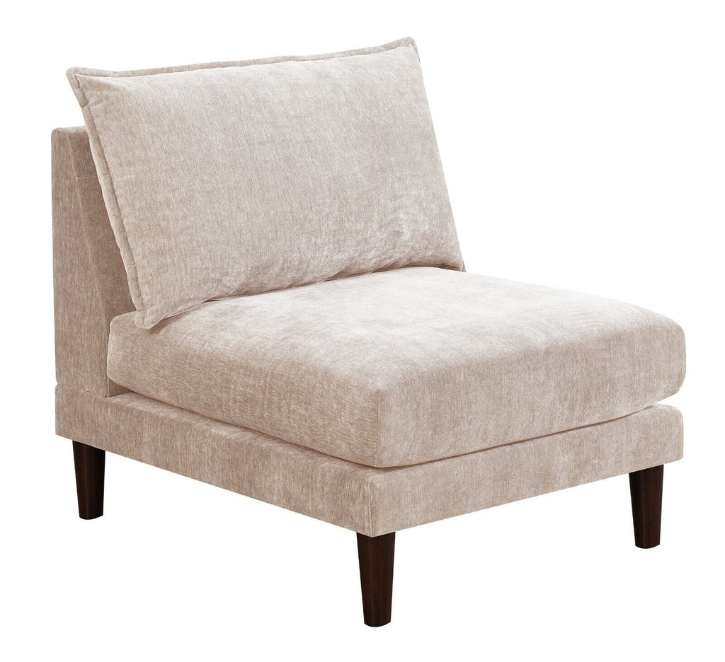 7pc Modular Sofa Set with Corner Wedge Armless Chair and Ottoman C2325