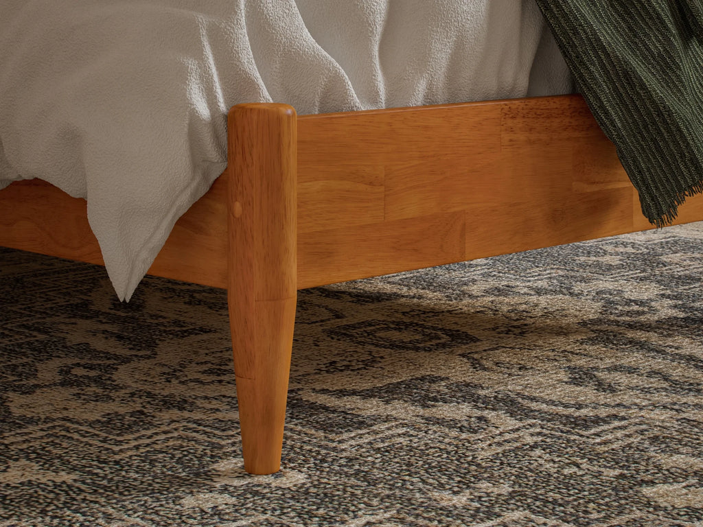 Solid Wood Low Profile Platform Bed V9072