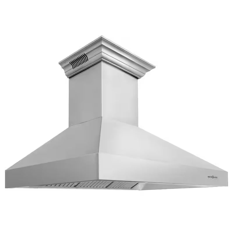 60 in. 700 CFM Ducted Wall Mount Range Hood in Stainless Steel T7033