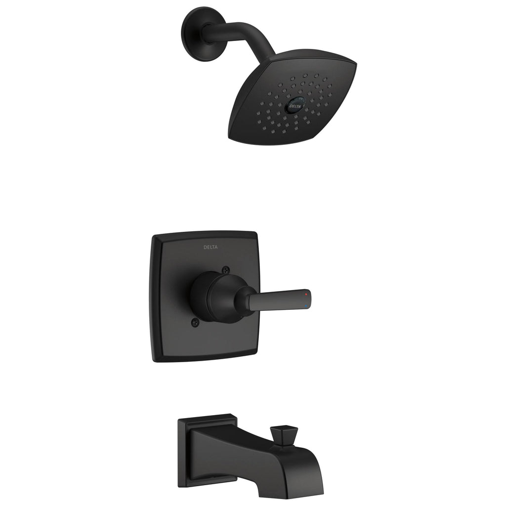 Matte Black Tub and Shower Combination Q901