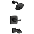 Matte Black Tub and Shower Combination Q901