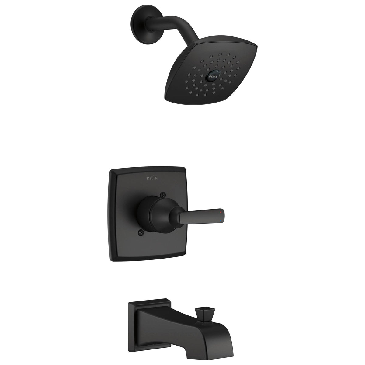 Matte Black Tub and Shower Combination Q901