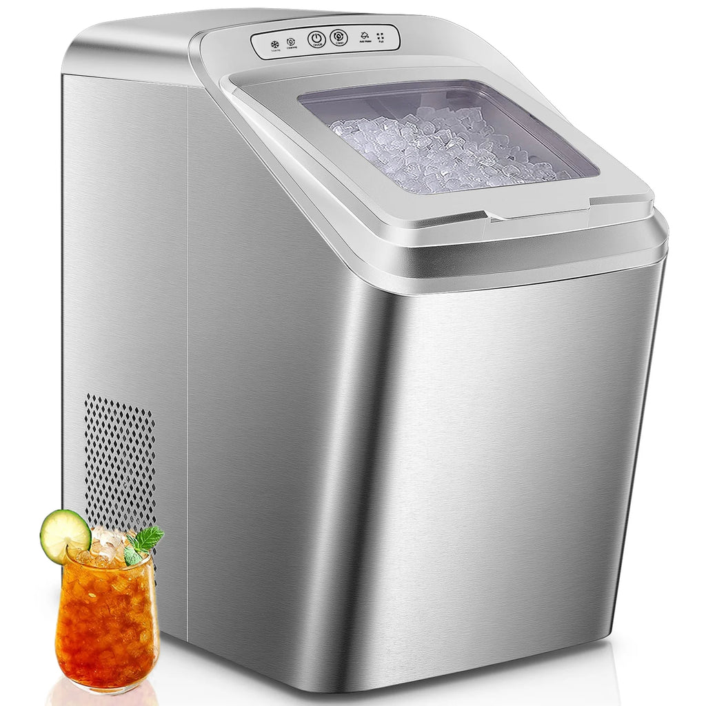 Countertop Stainless Steel Nugget Ice Maker P895
