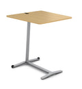 Platinum Metallic Warm Oak Laminate End Table G22461