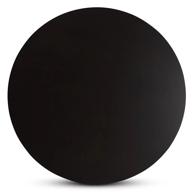 Dark Brown Round Wood Dining Table U49823