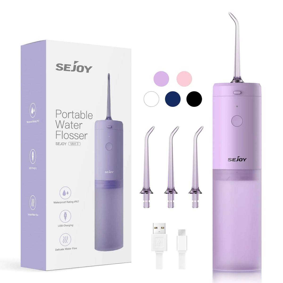 Cordless Rechargeable Portable Water Flosser Oral Irrigator O80258