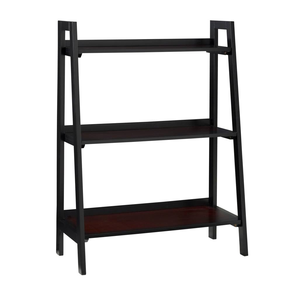 Black Cherry 3-Shelf Bookcase O6827
