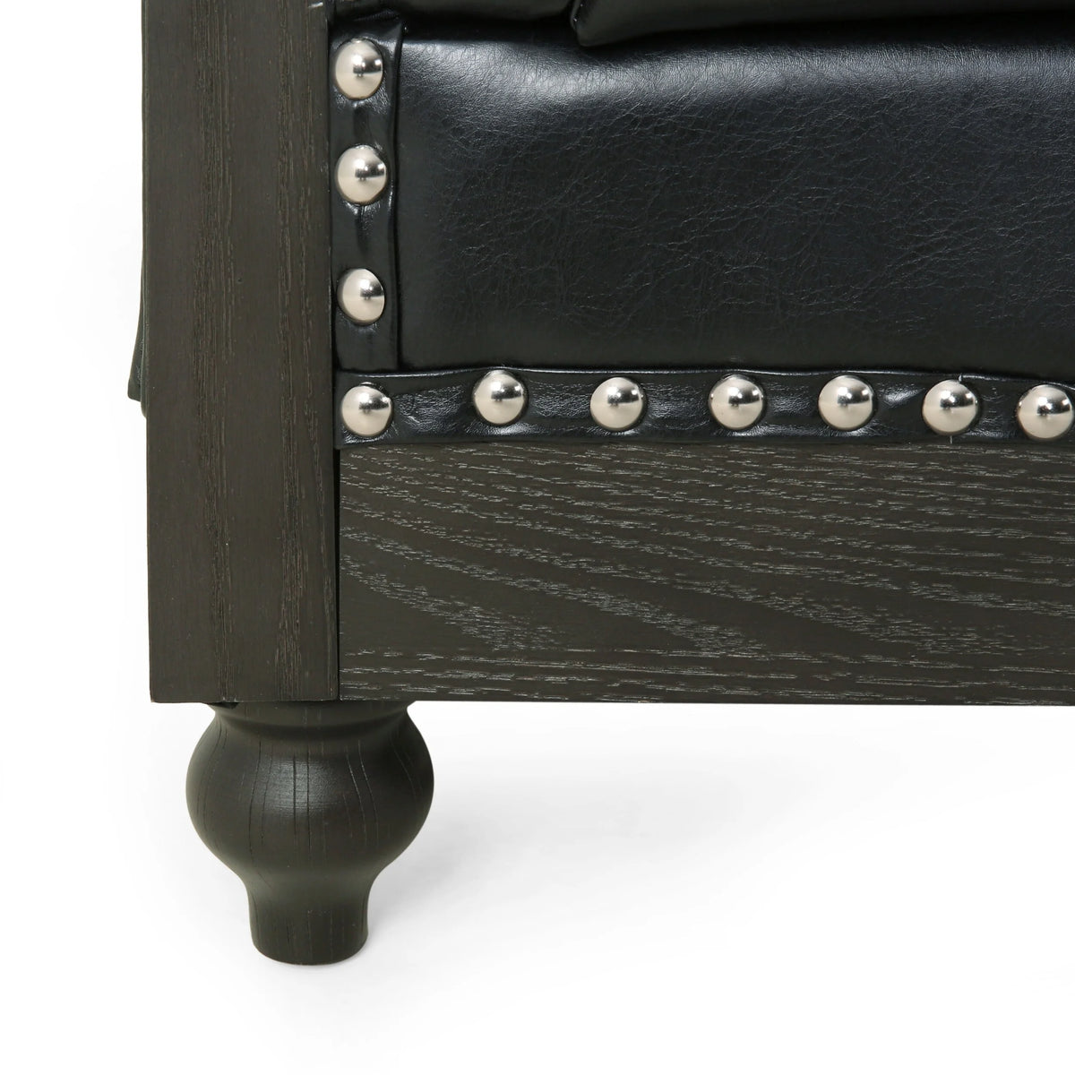 Faux Leather Chesterfield Sofa M54437