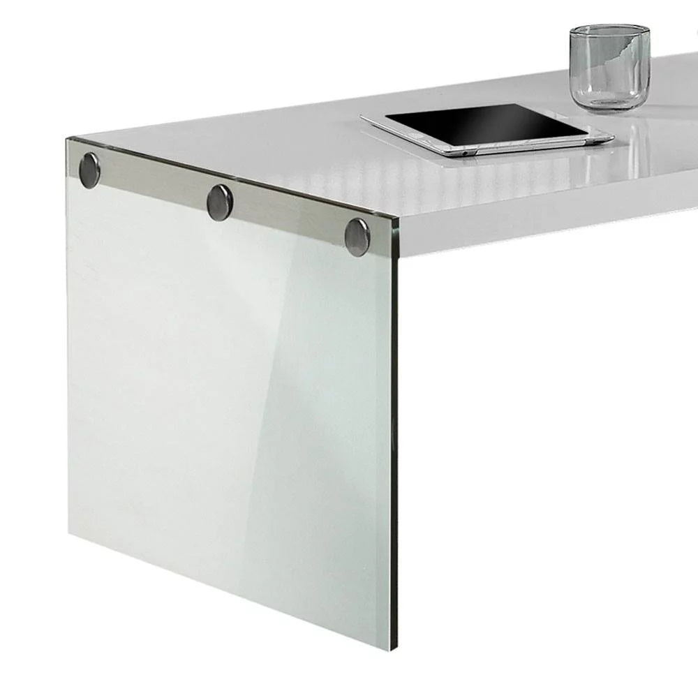 Contemporary Tempered Glass Coffee Table Q74792