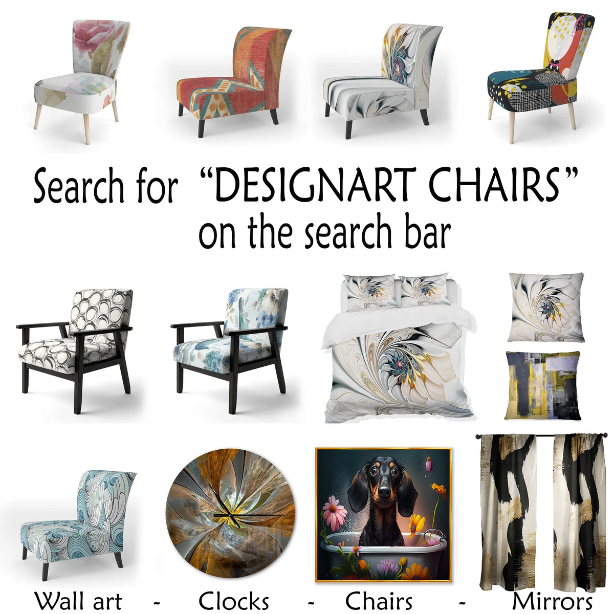 Red Butterfly Upholstered Accent Chair F573839