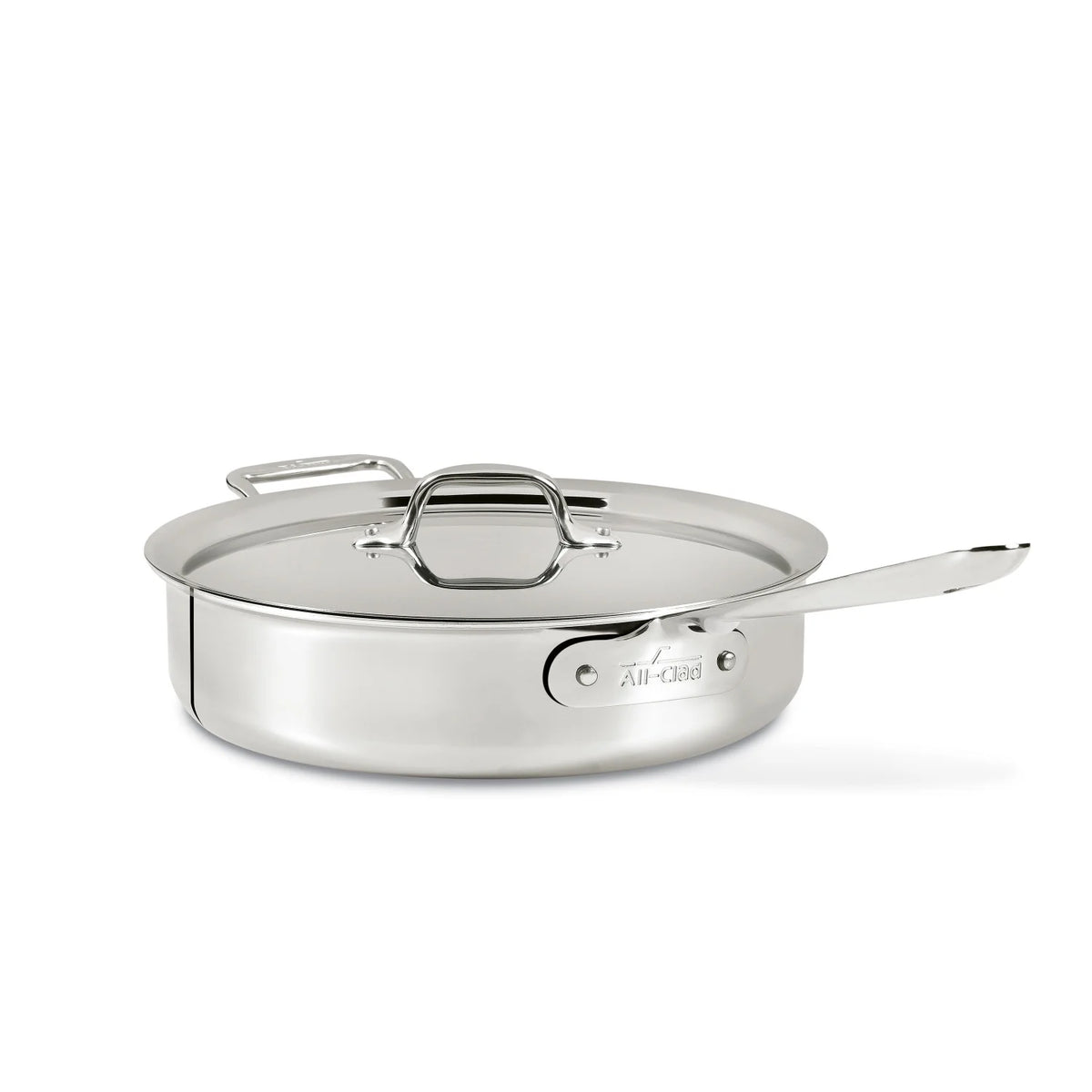 Stainless 3-ply Bonded 4 quart Saute Pan with lid I287390