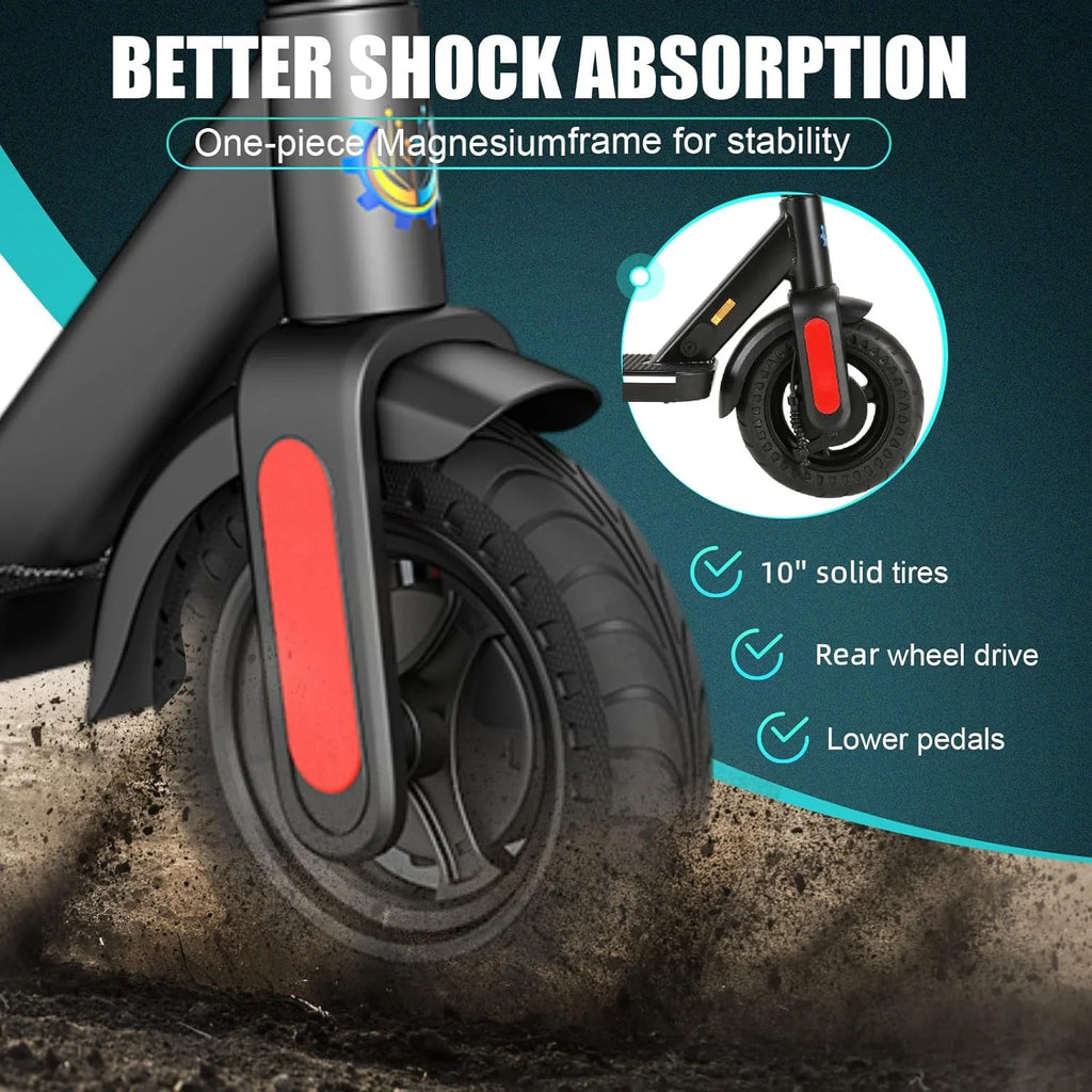 Electric Scooter for Adults, 20 Mph, 25 Miles Range, 500W Foldable L701