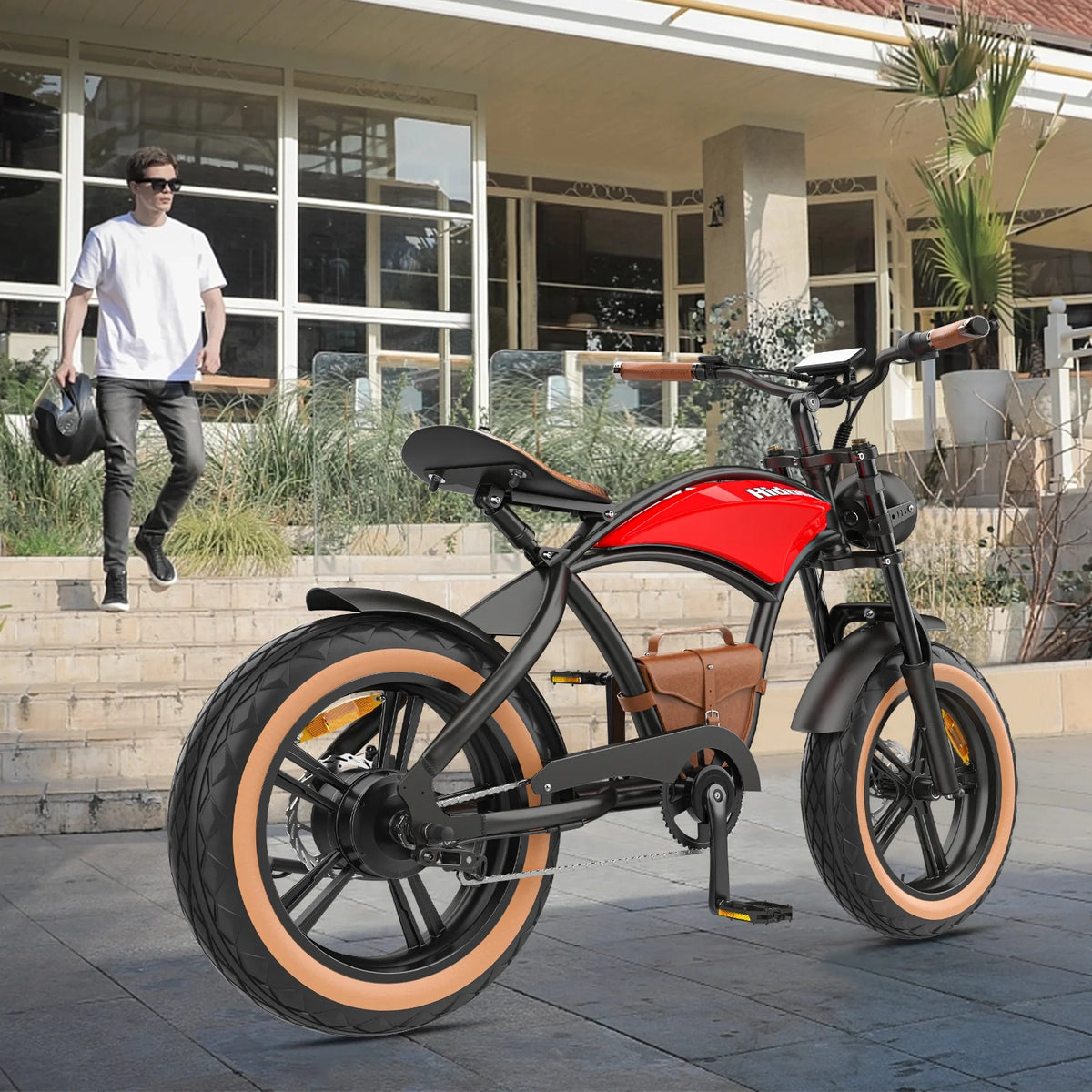Electric E-bike with 26 Fat Tires & 7-Speeds T227