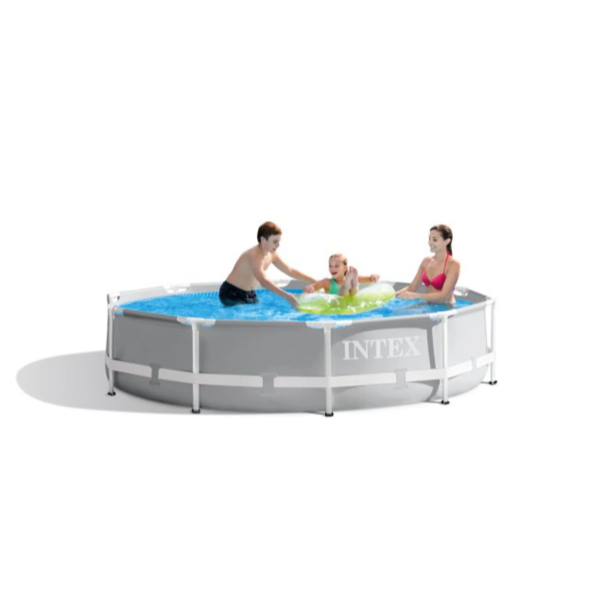 10ft x 30in Prism Frame Above Ground Swimming Pool with Filter Pump I5439