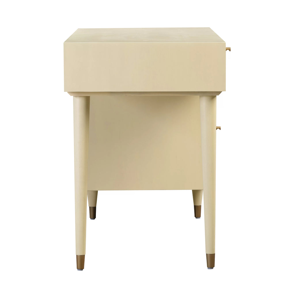 3-Drawer Wooden Desk with Cabinet R43715