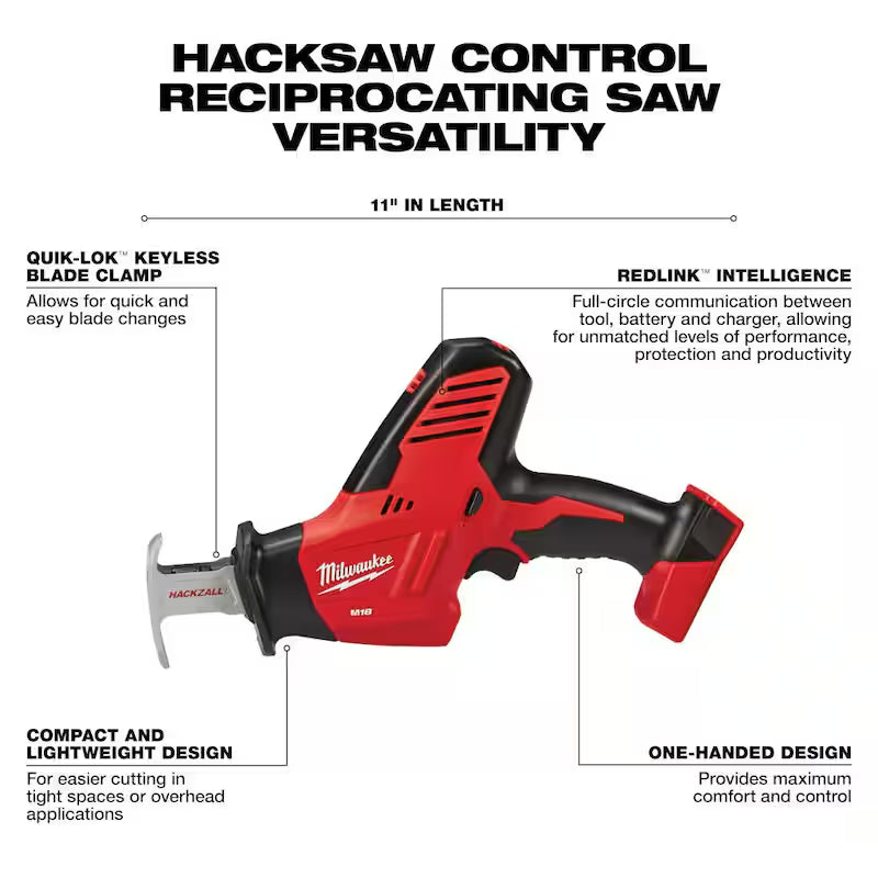 18V Cordless Combo Kit 8-Tool with Batteries Charger Tool Bags R877454