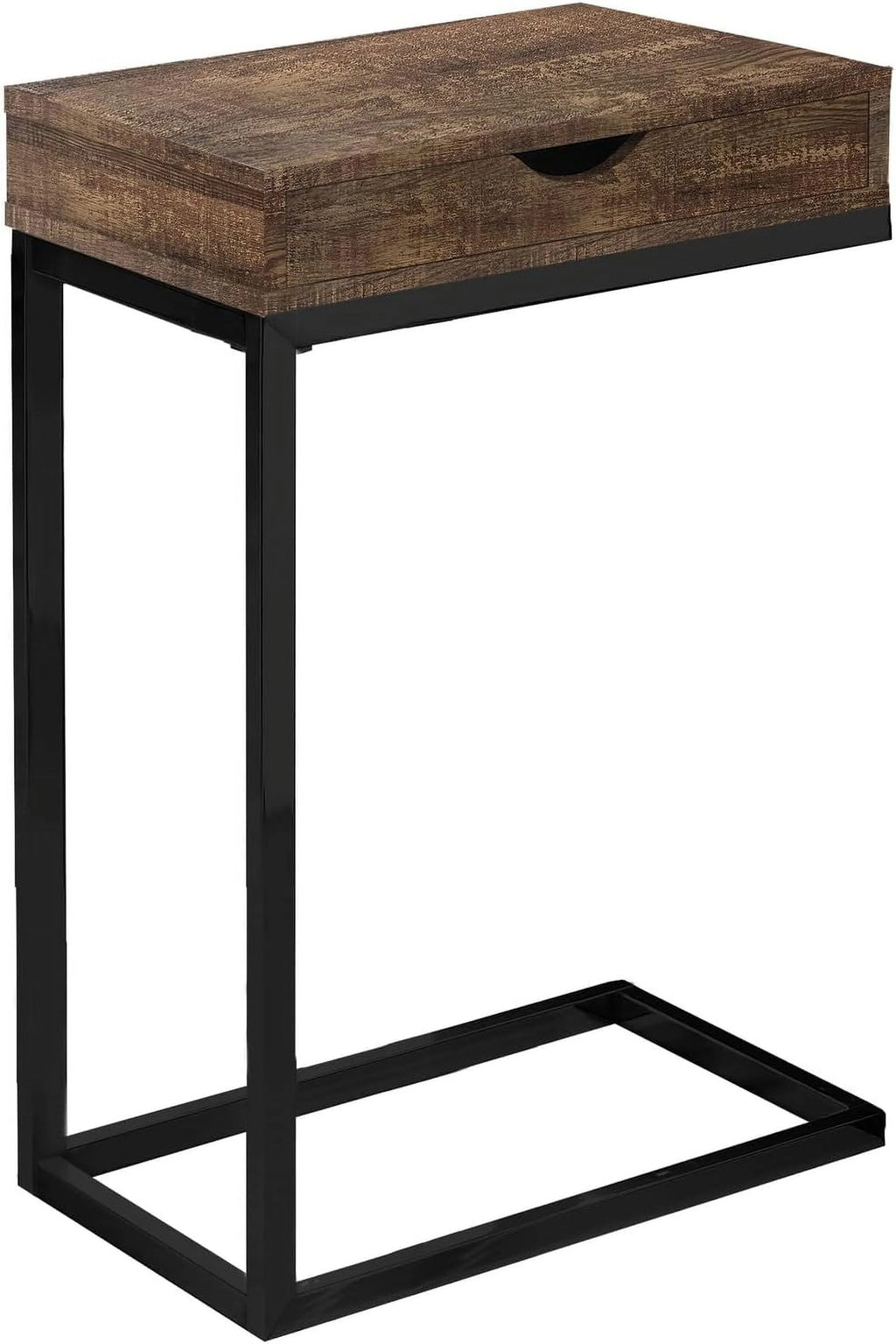 Brown Wood-Look Drawer Accent Table B8441