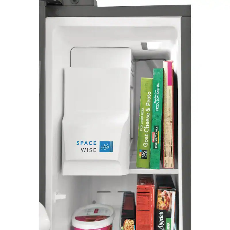 36 in. Black Stainless Steel Side by Side Refrigerator Q284514