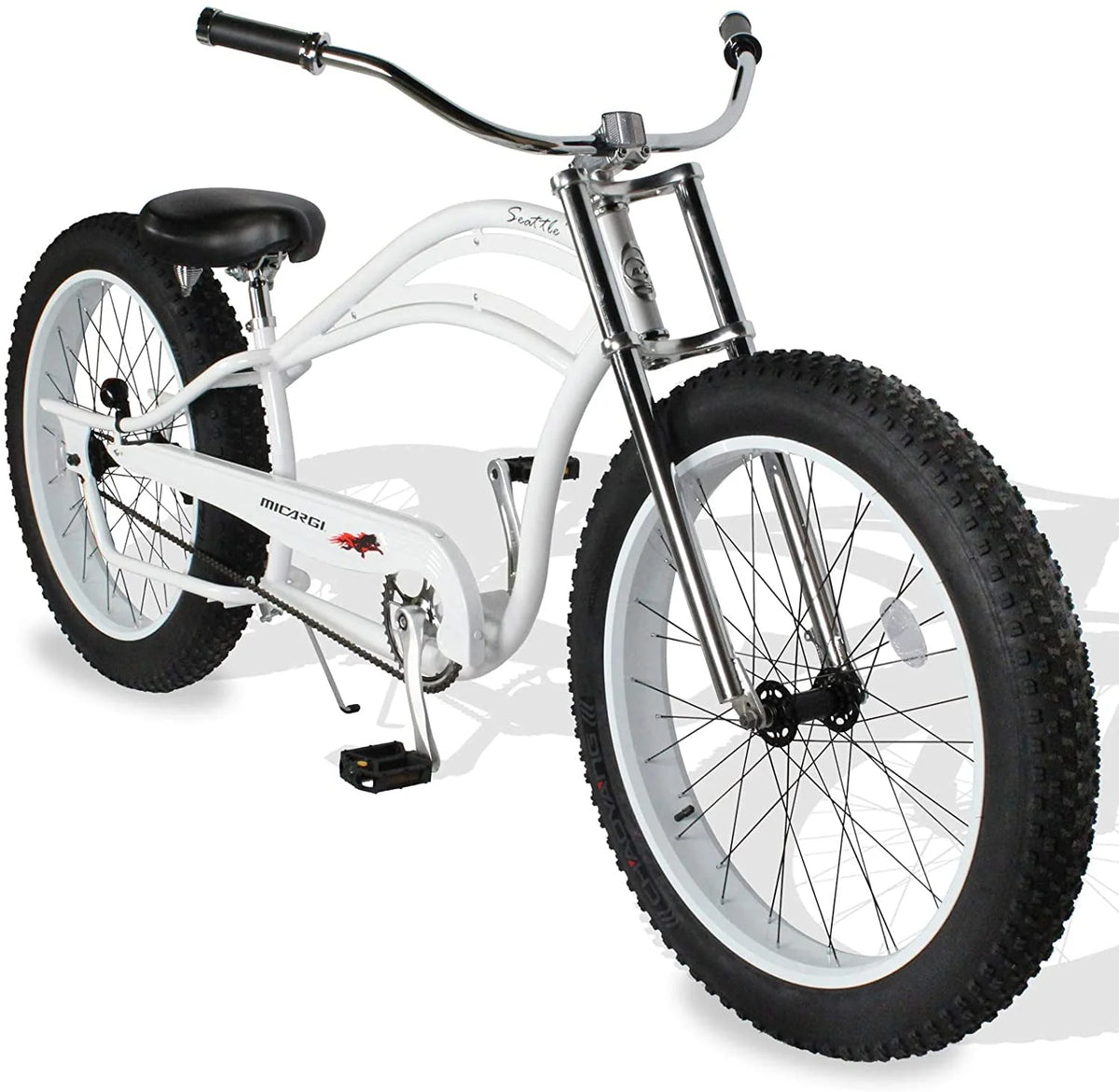 26 Single Speed Fat Tire Beach Cruiser Bike P7656