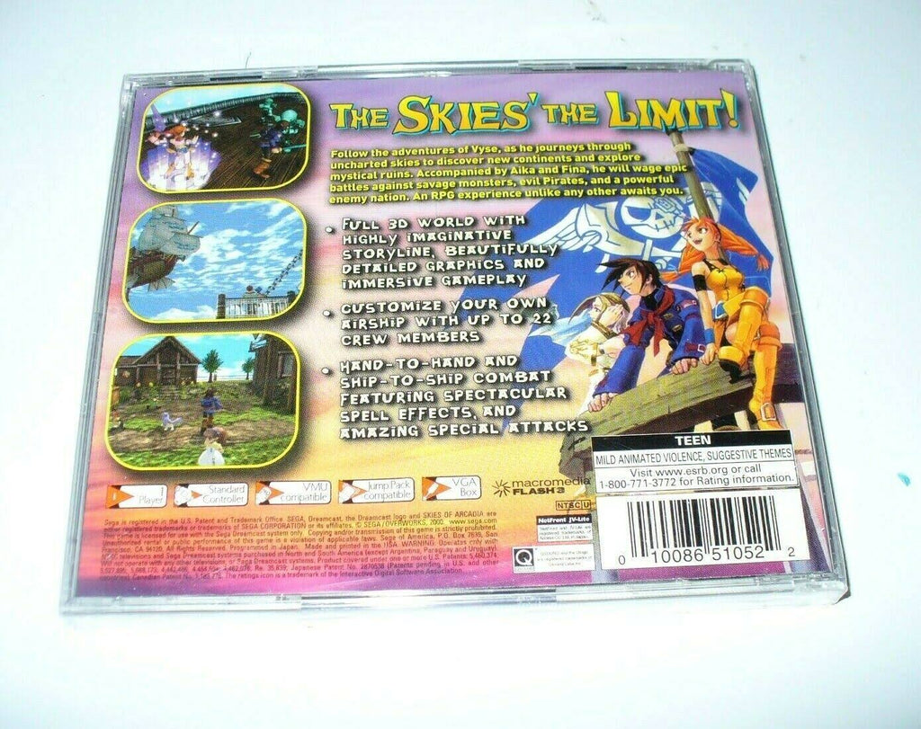 Skies of Arcadia Dreamcast X318400