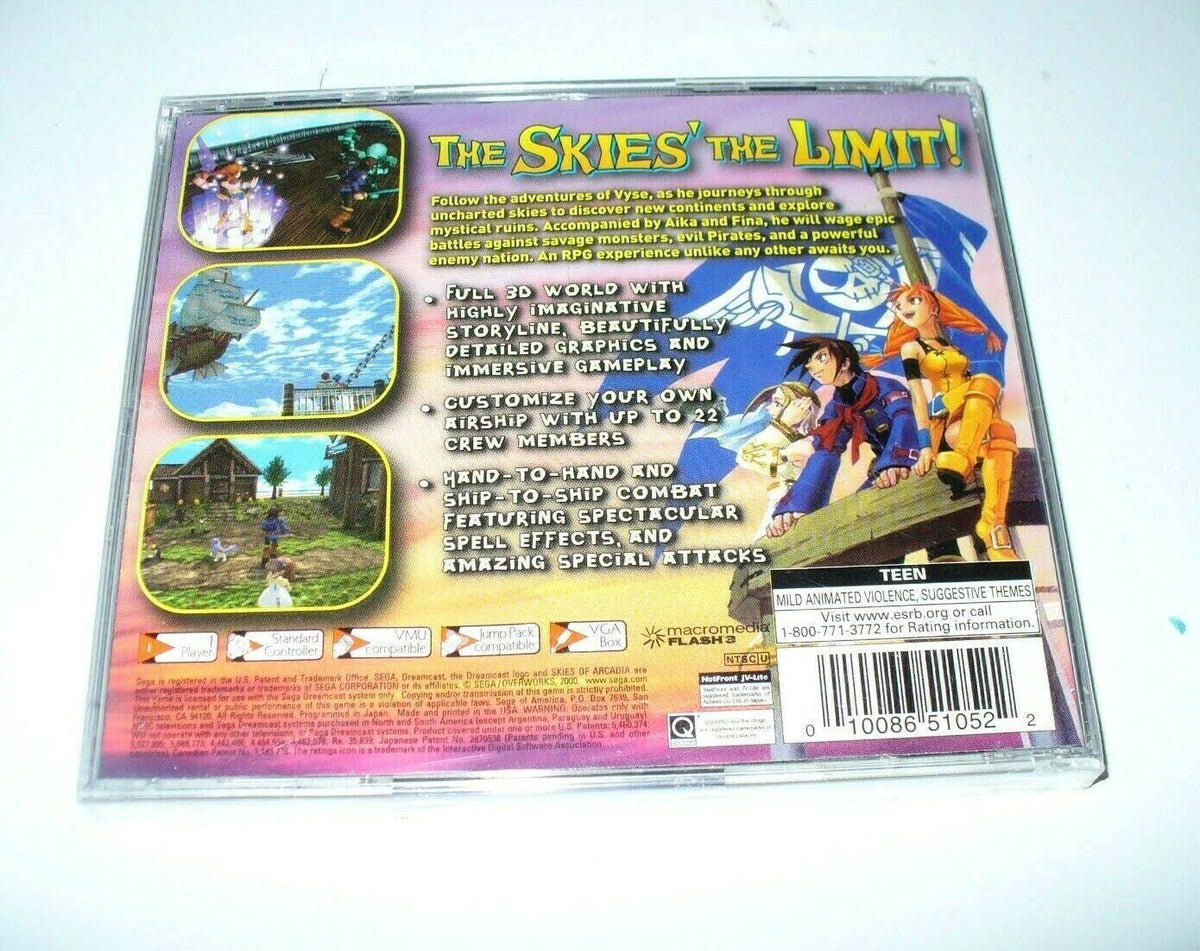 Skies of Arcadia Dreamcast X318400