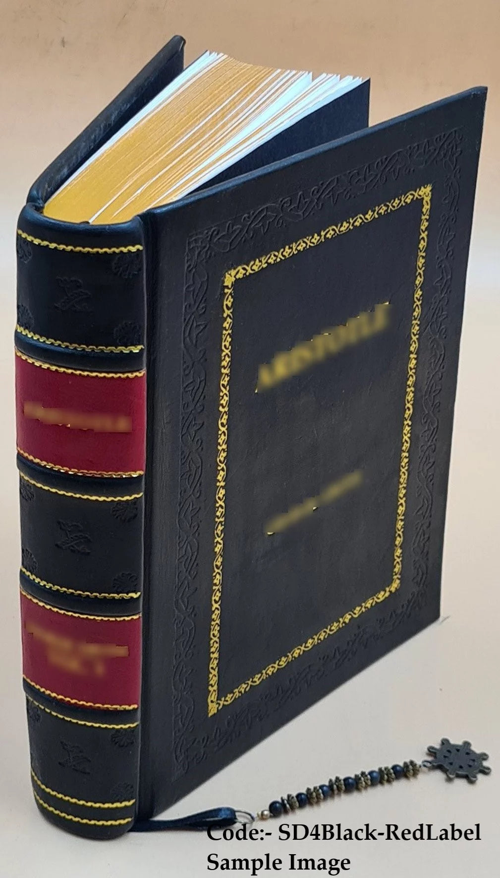 Household Information Book Premium Leather Bound P7661