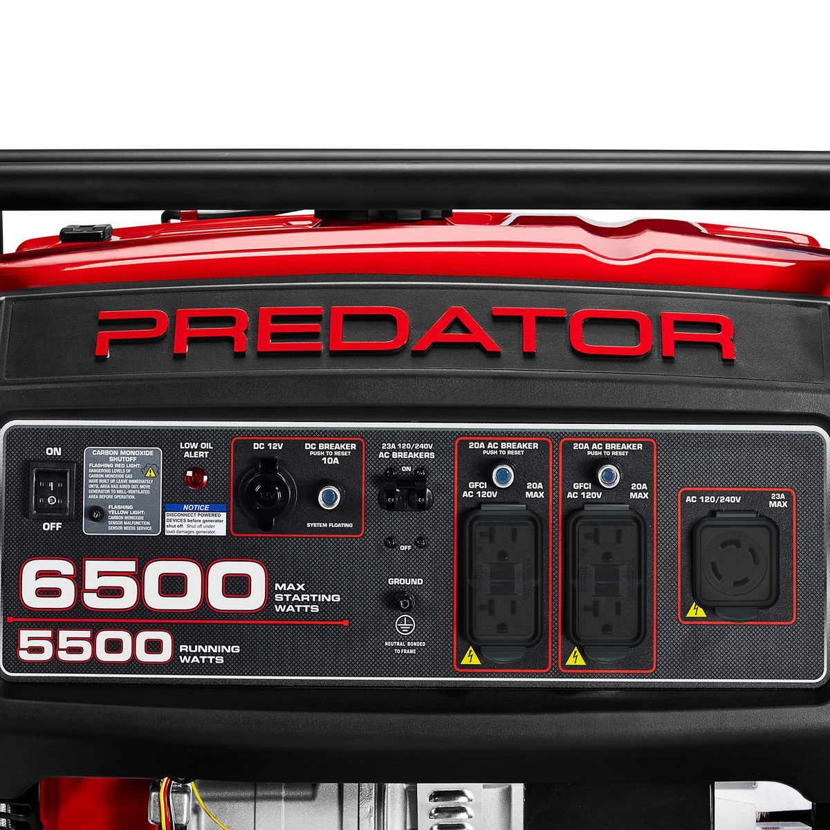 6500 Watt Gas-Powered Portable Generator G26002