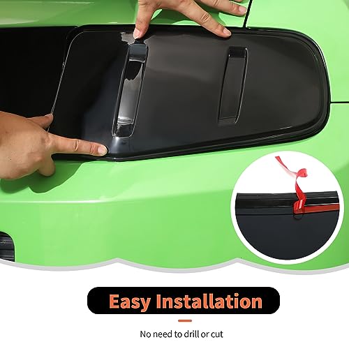 Smoke Black Tail Light Cover Trim Z334273