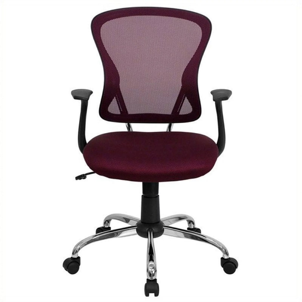 Mid-Back Mesh Office Chair with Chrome Finished Base K48097
