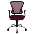 Mid-Back Mesh Office Chair with Chrome Finished Base K48097