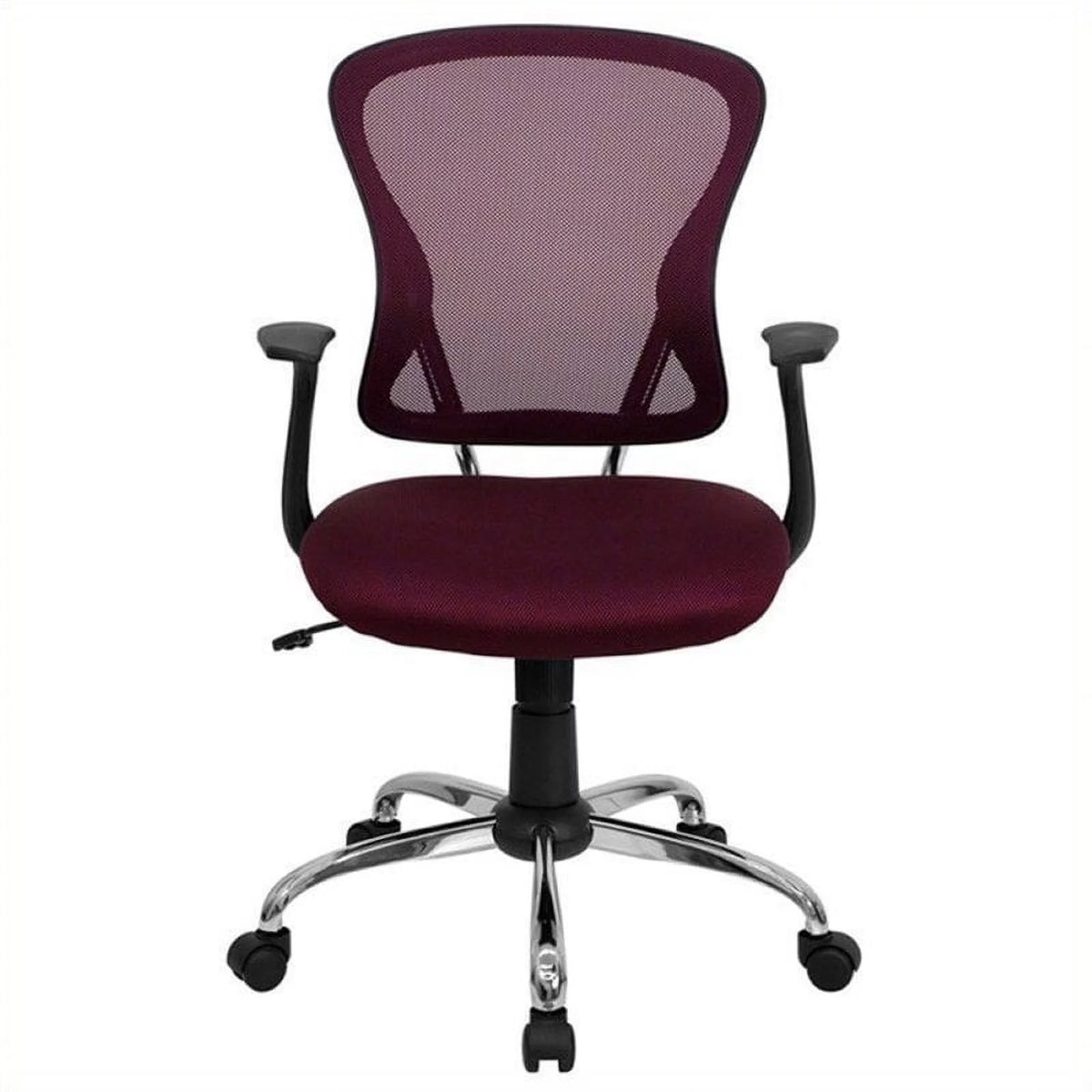Mid-Back Mesh Office Chair with Chrome Finished Base K48097