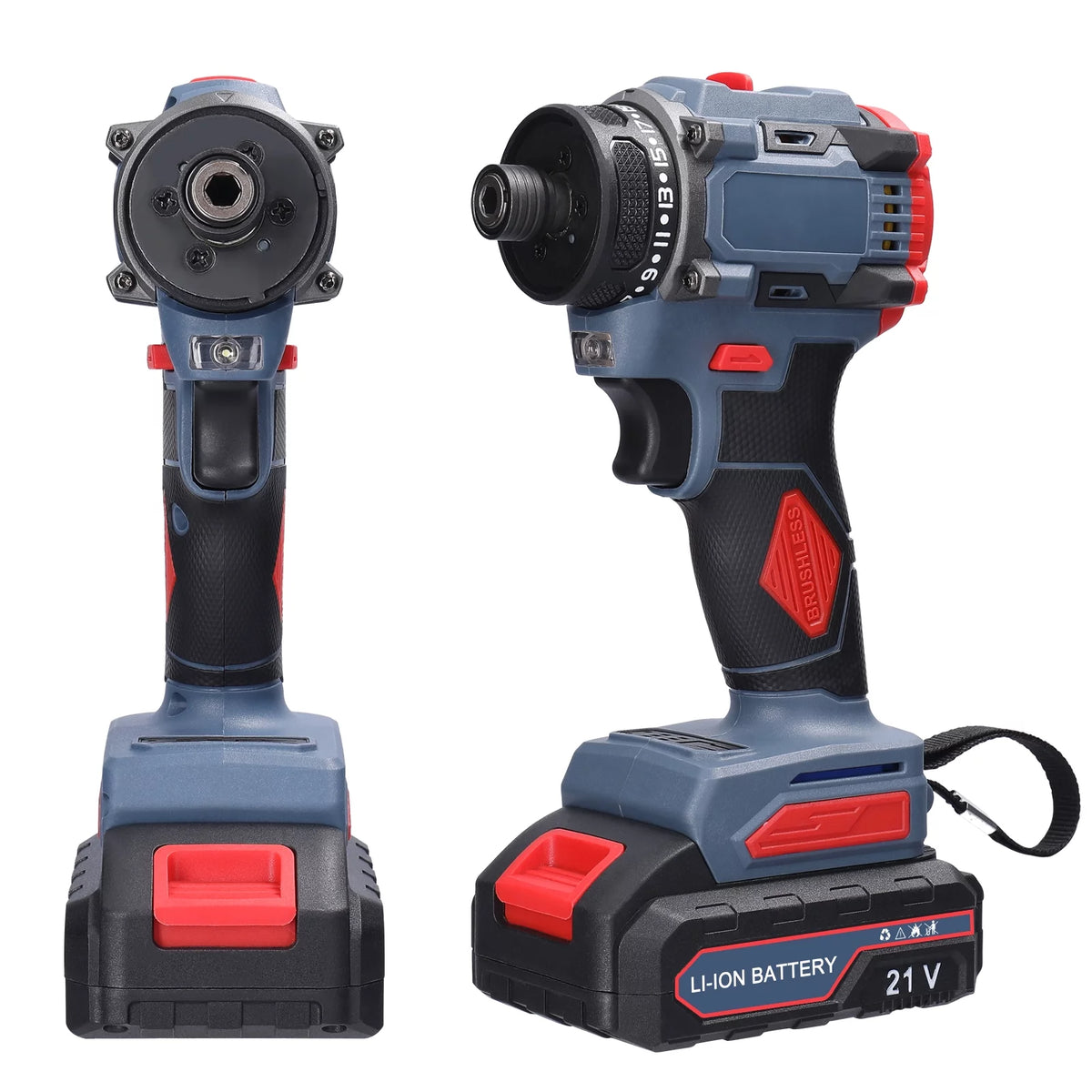 21V Brushless Motor Electric Screwdriver 55Nm Torque T163
