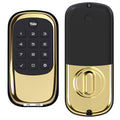 Push Button Deadbolt Polished Brass B851