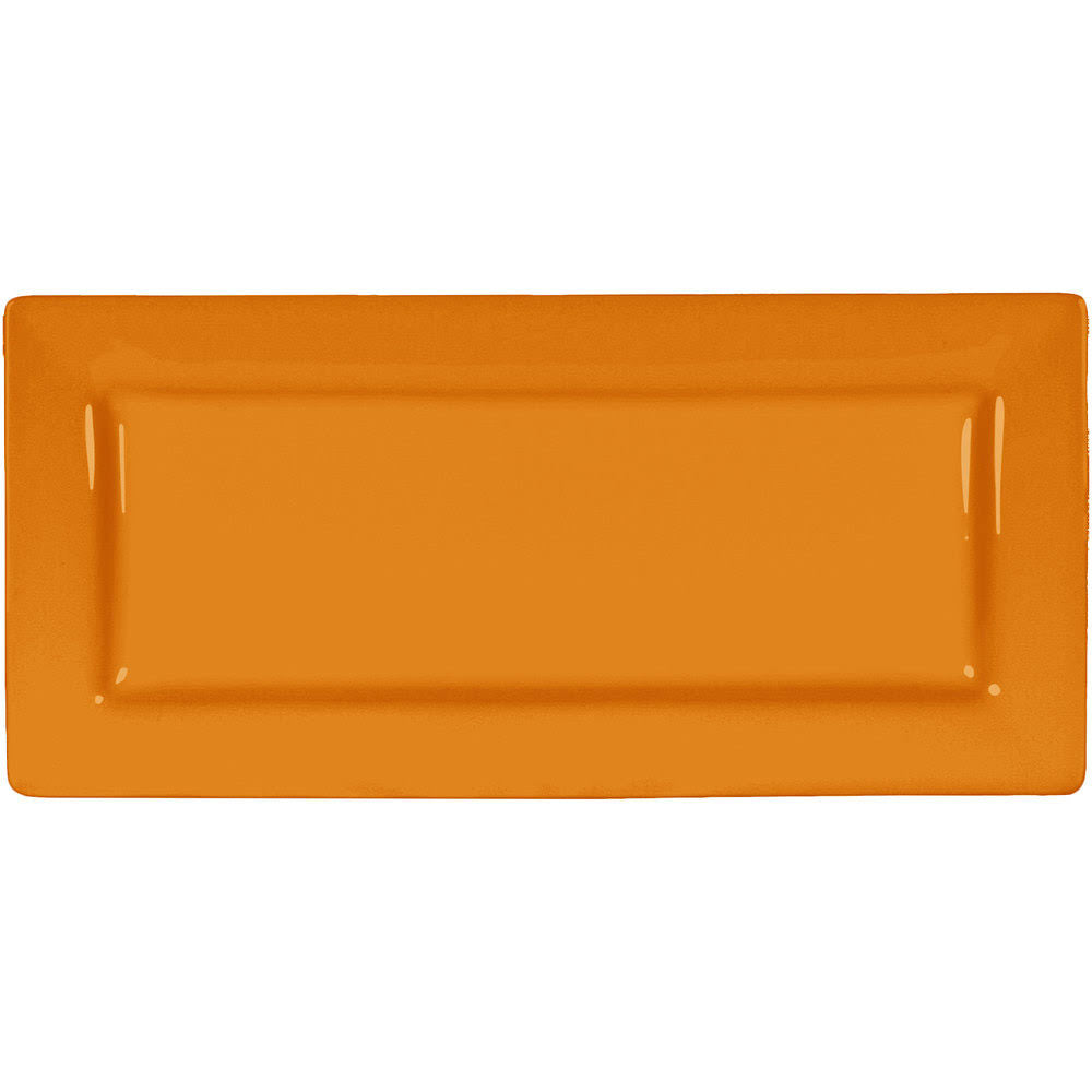 Rectangular Wide Rim Porcelain Platter - 12/Case Z272