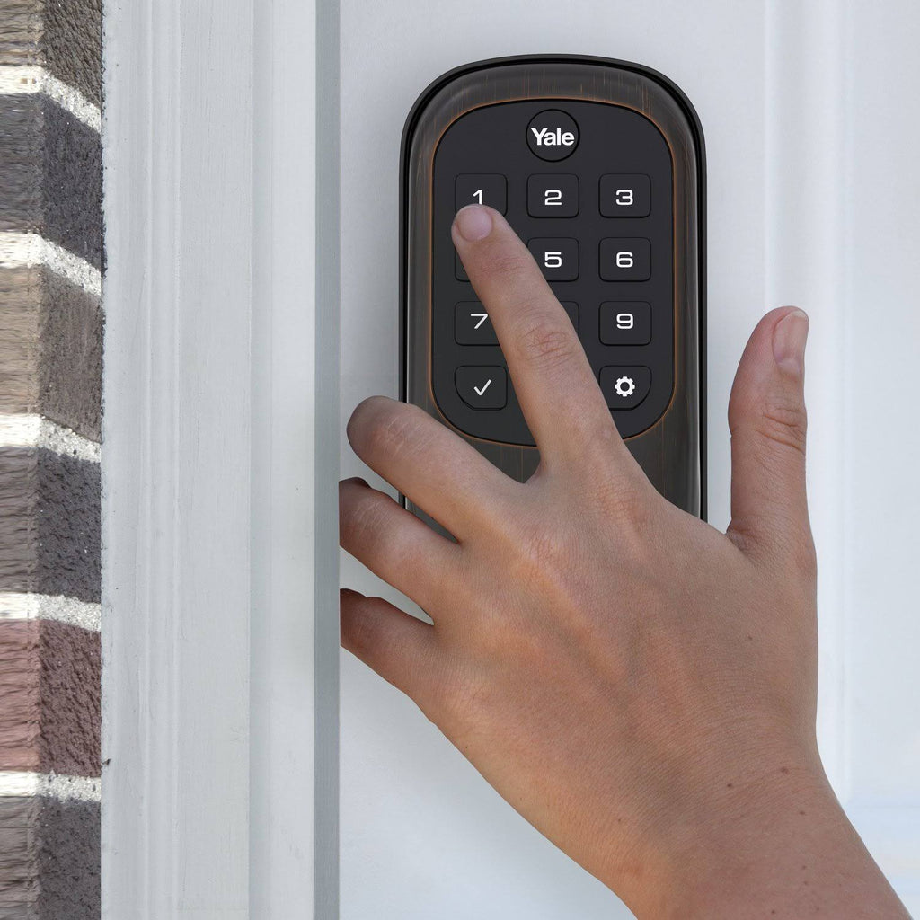 Push Button Deadbolt Polished Brass B851