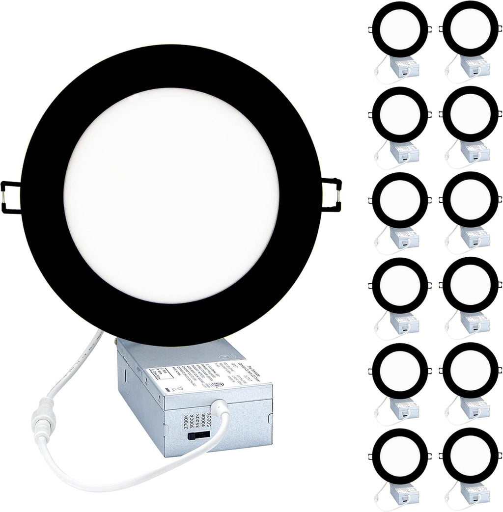 6 Inch Ultra-Thin LED Canless Recessed Downlight D342