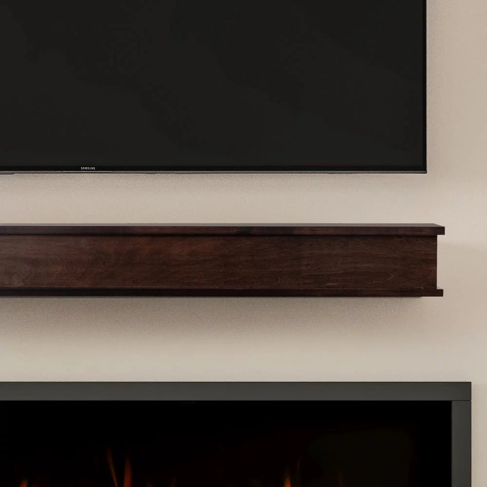 48" Maple Wood Fireplace Mantel Shelf H382