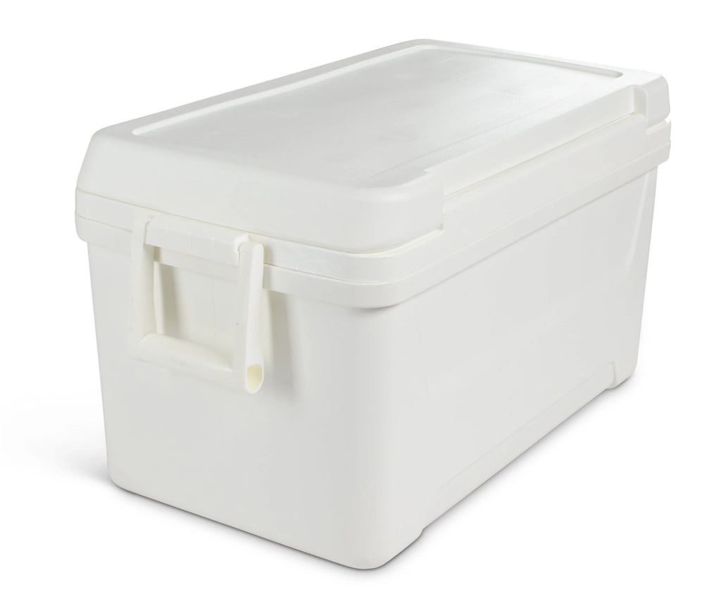 White 48 QT Hard Sided Ice Chest Cooler G13842