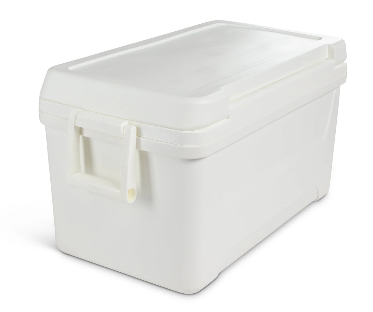 White 48 QT Hard Sided Ice Chest Cooler G13842