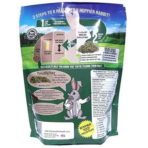 Timothy Hay Pellet Adult Rabbit Food V800996