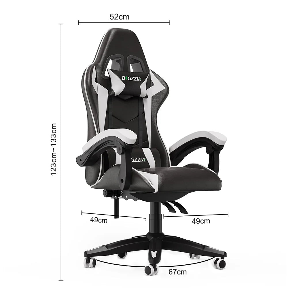 Red Ergonomic High-Back Gaming Chair with Lumbar Support T352