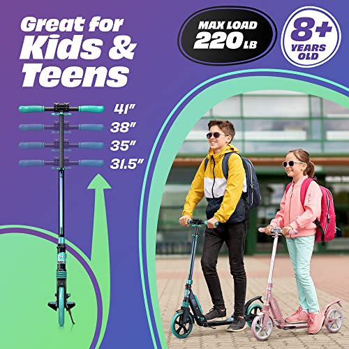 Adjustable Folding Adult Scooter with Large Wheels R788244