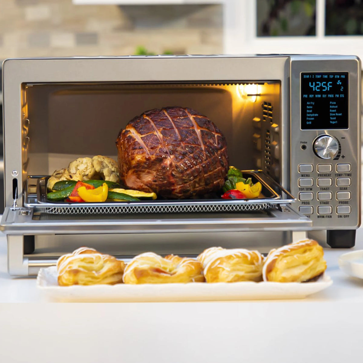 30-Qt 12-in-1 Air Fryer Toaster Oven Y82881