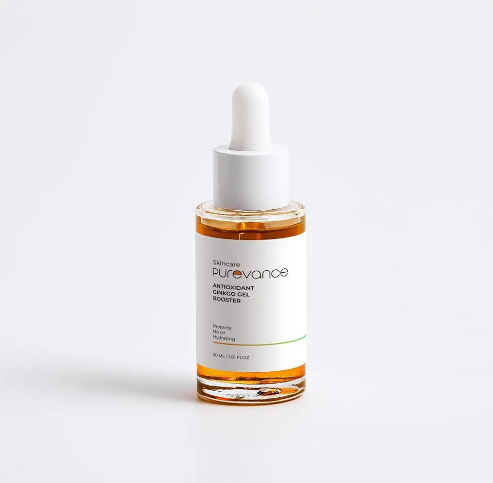 Antioxidant Ginkgo Gel Booster, Natural Skincare Serum, Oil-Free, Vegan, 30ml U447775
