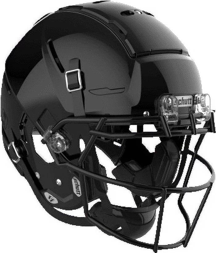 Black Football Helmet with Carbon Steel Mask Z809906