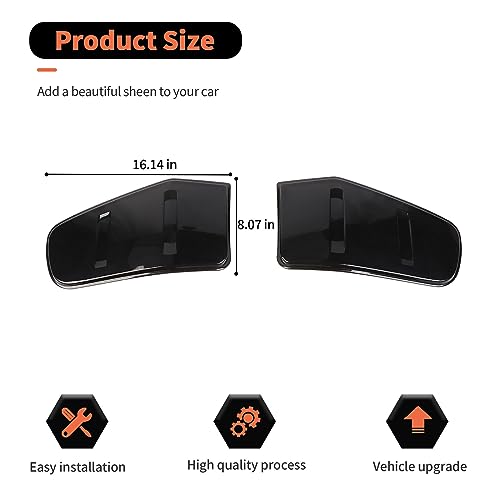 Smoke Black Tail Light Cover Trim Z334273